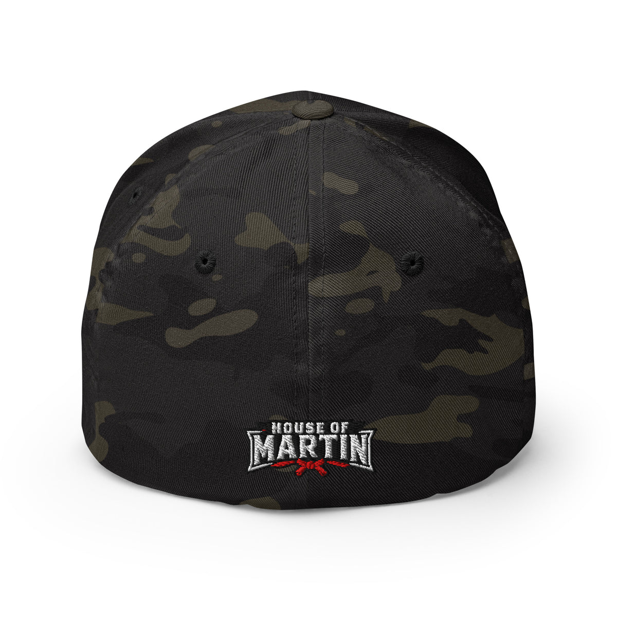 Taekwondo After Coffee structured cap, back view by House of Martin Designs