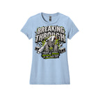 Breaking Through women's tee in azalea, front view by House of Martin Designs