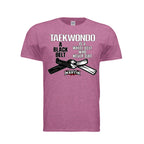 Don't Quit unisex tee in heather berry, front view by House of Martin Designs