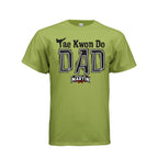 TKD Dad unisex tee in kiwi, front view by House of Martin Designs