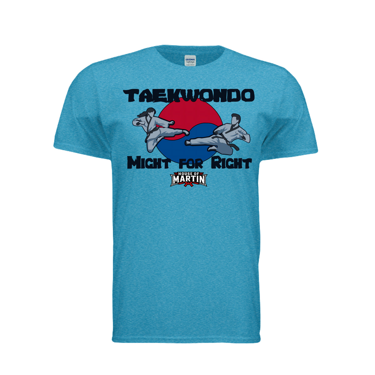 Might for Right unisex tee, front view by House of Martin Designs