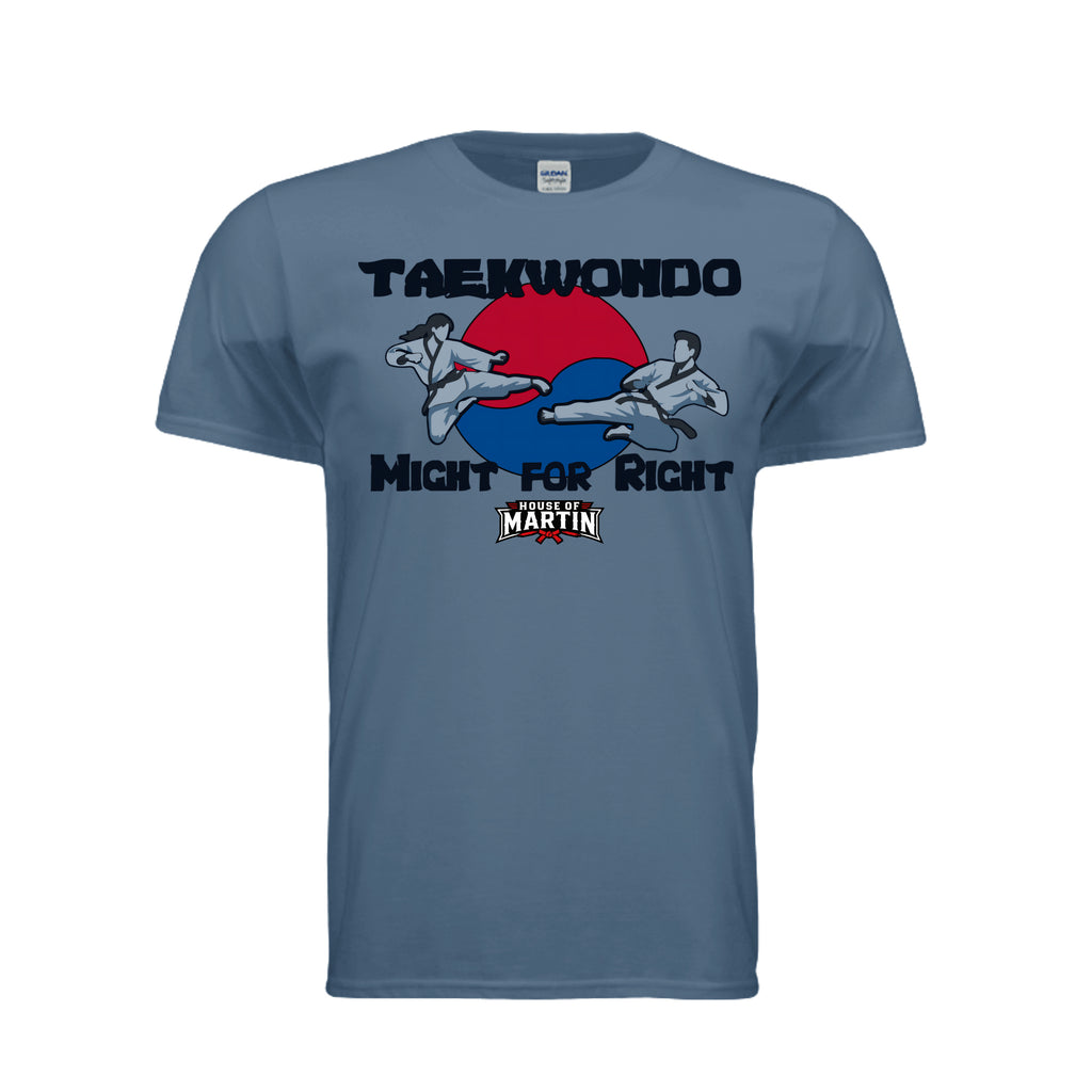 Might for Right unisex tee, front view by House of Martin Designs