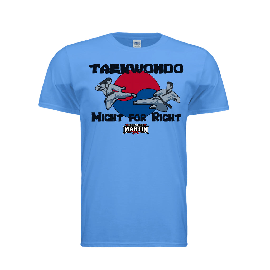 Might for Right unisex tee, front view by House of Martin Designs