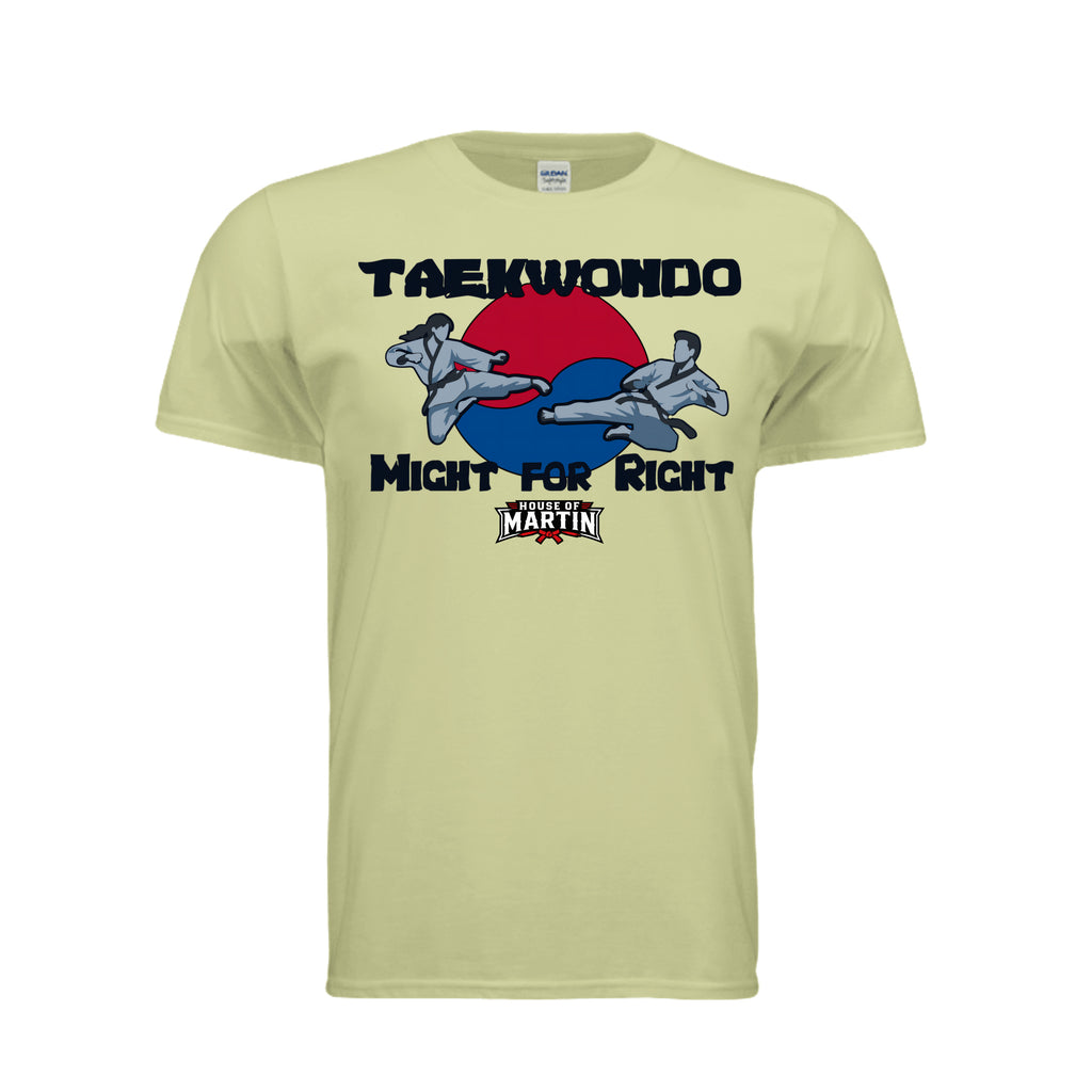 Might for Right unisex tee, front view by House of Martin Designs