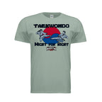 Might for Right unisex tee, front view by House of Martin Designs