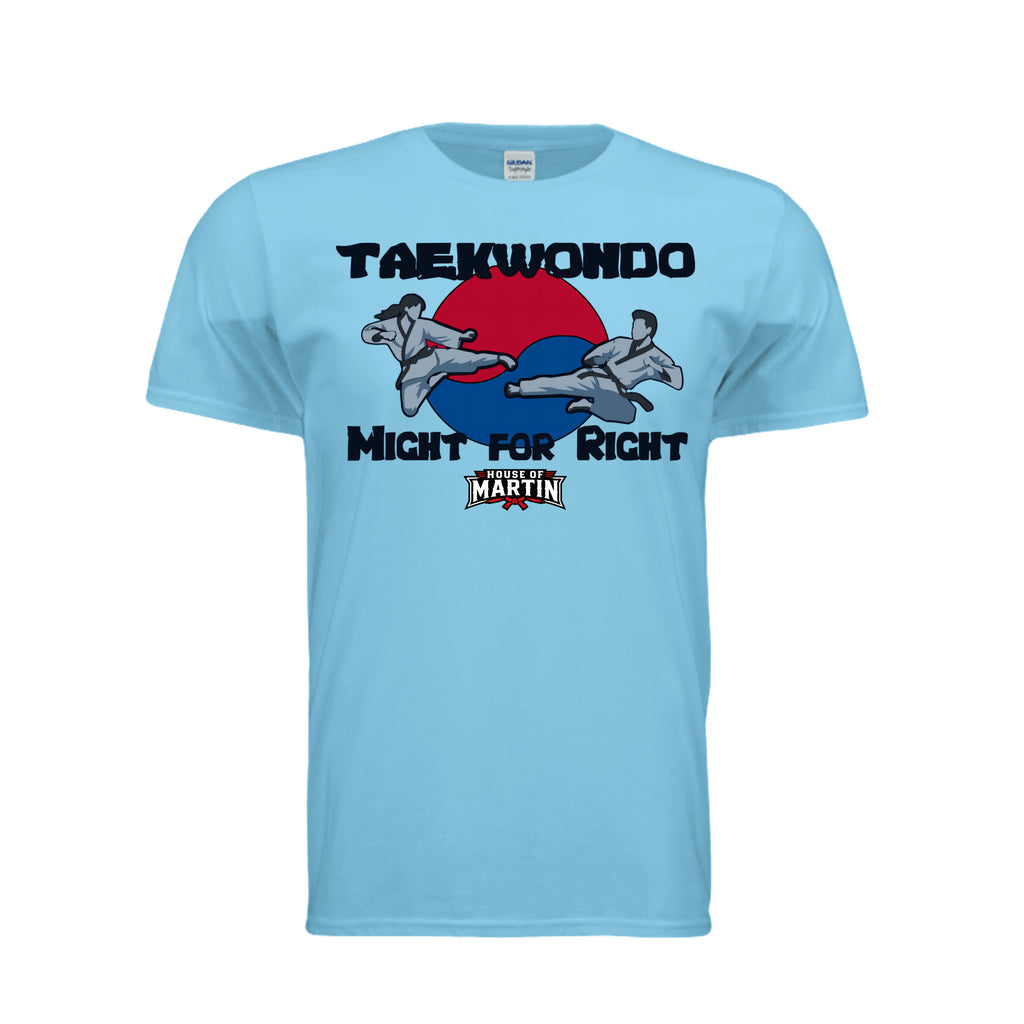 Might for Right unisex tee, front view by House of Martin Designs
