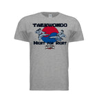Might for Right unisex tee, front view by House of Martin Designs